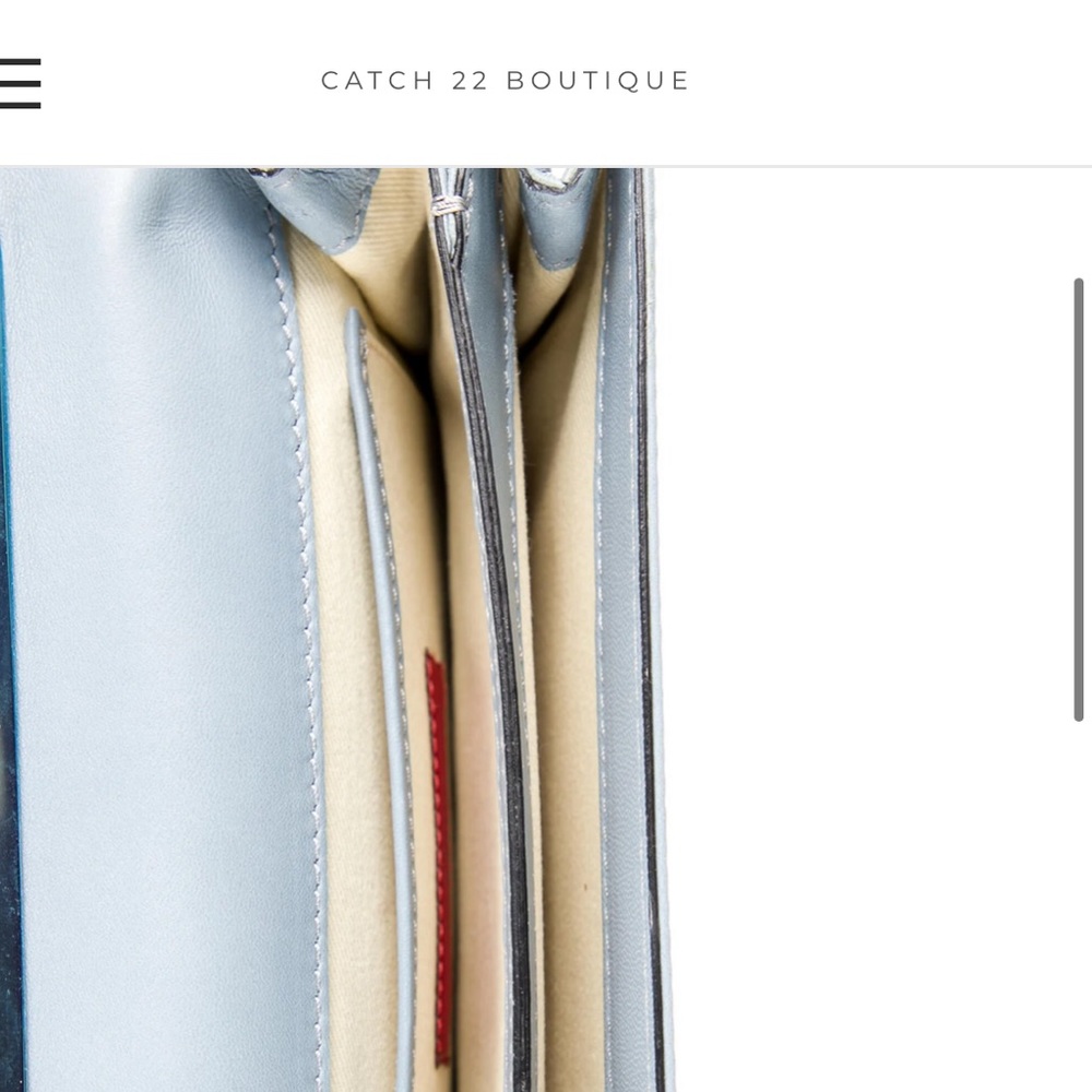 *SOLD* Valentino Va Va Voom Small Blue Crossbody Bag - Picture 7 of 9